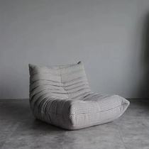 Designer lazy sofa chair Nordic simple personality single togo caterpillar Shar Pei dog sofa leather art sofa