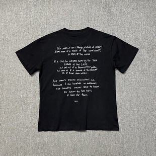 Футболка VLONE FOG с круглым вырезом для отдыха мужчин и женщин, с коротким рукавом, оверсайз