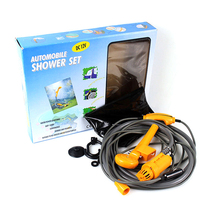 Outdoor portable camping bath shower car electric 12 24V cigarette lighter shower shower self-driving tour