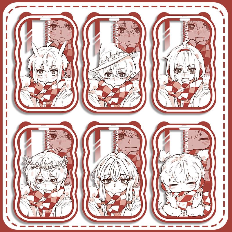 Sky: Children of the Light Wave Card Holder White Bird Card Holder Student School Meal Card Holder Keychain Bus Card Access Card Ins