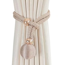 Curtain straps luminous pearls silk bead buckles simple Nordic decorative drawstrings modern magnets