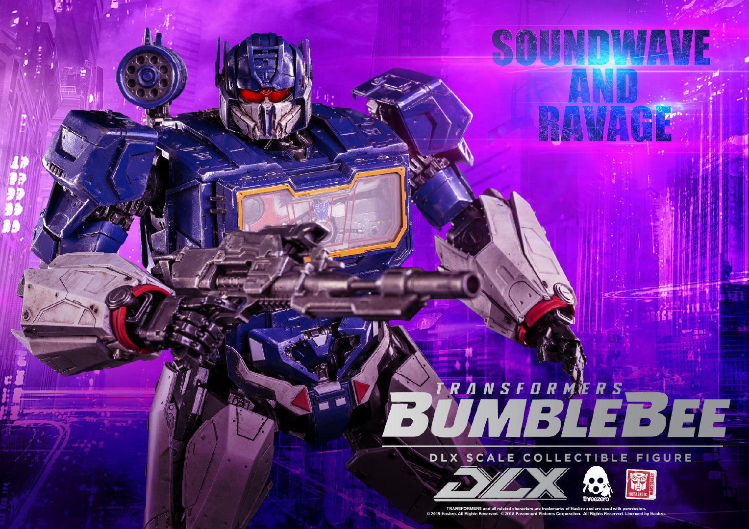 3A Threezero deformed diamond DLX sound wave machine dog alloy movable spot-Taobao