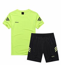 Light board Football suit Custom blank football suit DIY football training suit set team fluorescent green team uniform