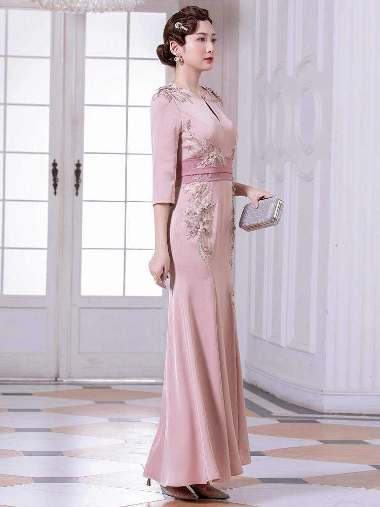 Long wedding dress, cheongsam Long wedding dress, cheongsam