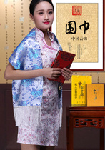 Chinese style features Nanjing Yunjin scarf Chinese traditional craft gifts to foreign teachers Foreign Affairs small gifts