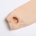 Langsha quần mùa thu quần bó sát ấm áp cộng với quần legging nhung dày cho học sinh mặc quần cotton mỏng eo cao quần tất lót lông màu da Xà cạp