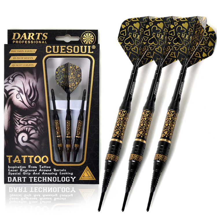 CUESOUL Q 獣 Dòng xăm 20g Phi tiêu điện tử mềm Phi tiêu phi tiêu Kim phi tiêu CSTD-J3301 - Darts / Table football / Giải trí trong nhà bảng phi tiêu