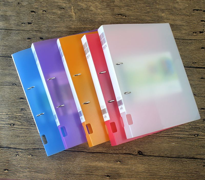 Color A4 transparent living page clip 2 holes clip Two holes clip folder folder folder file clip D type classification clip