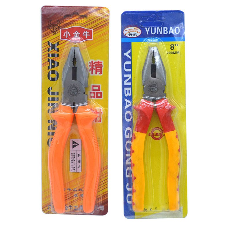Wire pliers 8 inch Tiger pliers Broken Pliers Flat-mouthed pliers Home site hardware tools