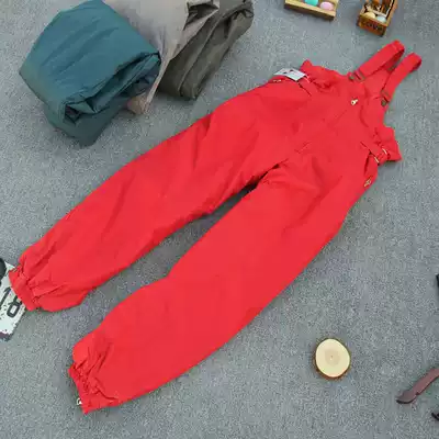 Foreign trade ladies ski pants big children thick cotton pants liner detachable baby bag pants men and women adult assault pants