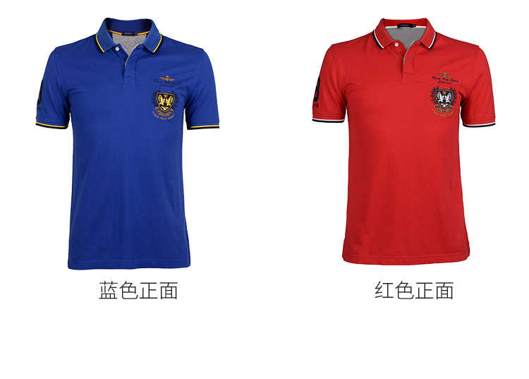 Onyje mùa hè màu rắn Paul ve áo cotton ngắn tay giản dị Áo thun mỏng nam thể thao Mỹ POLO aso polo