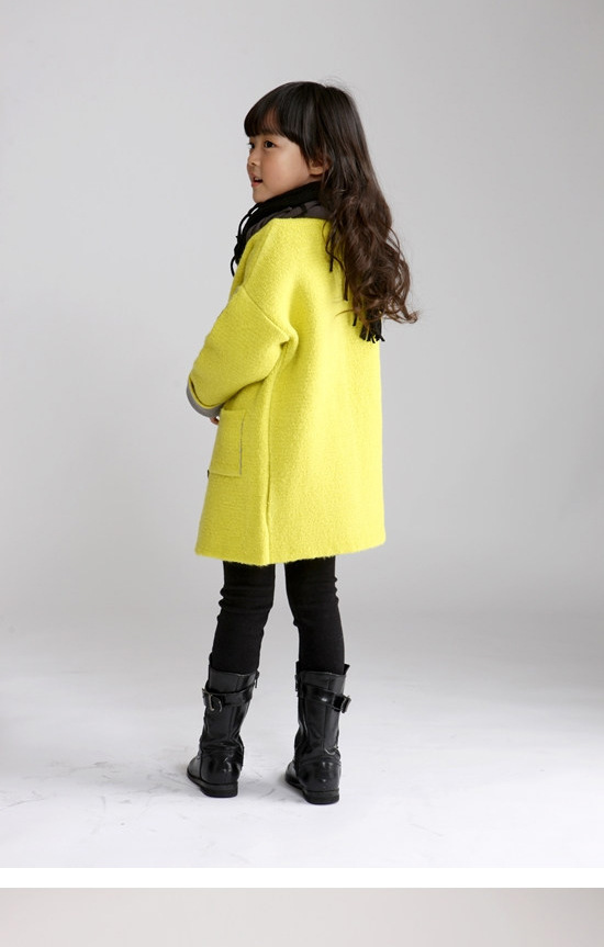 Manteau pour fille en cachemire - Ref 2161593 Image 17