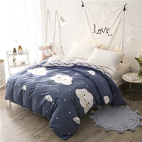 Cotton phim hoạt hình trẻ em chăn quilt mảnh chăn bông đôi chăn đơn bộ chăn ga