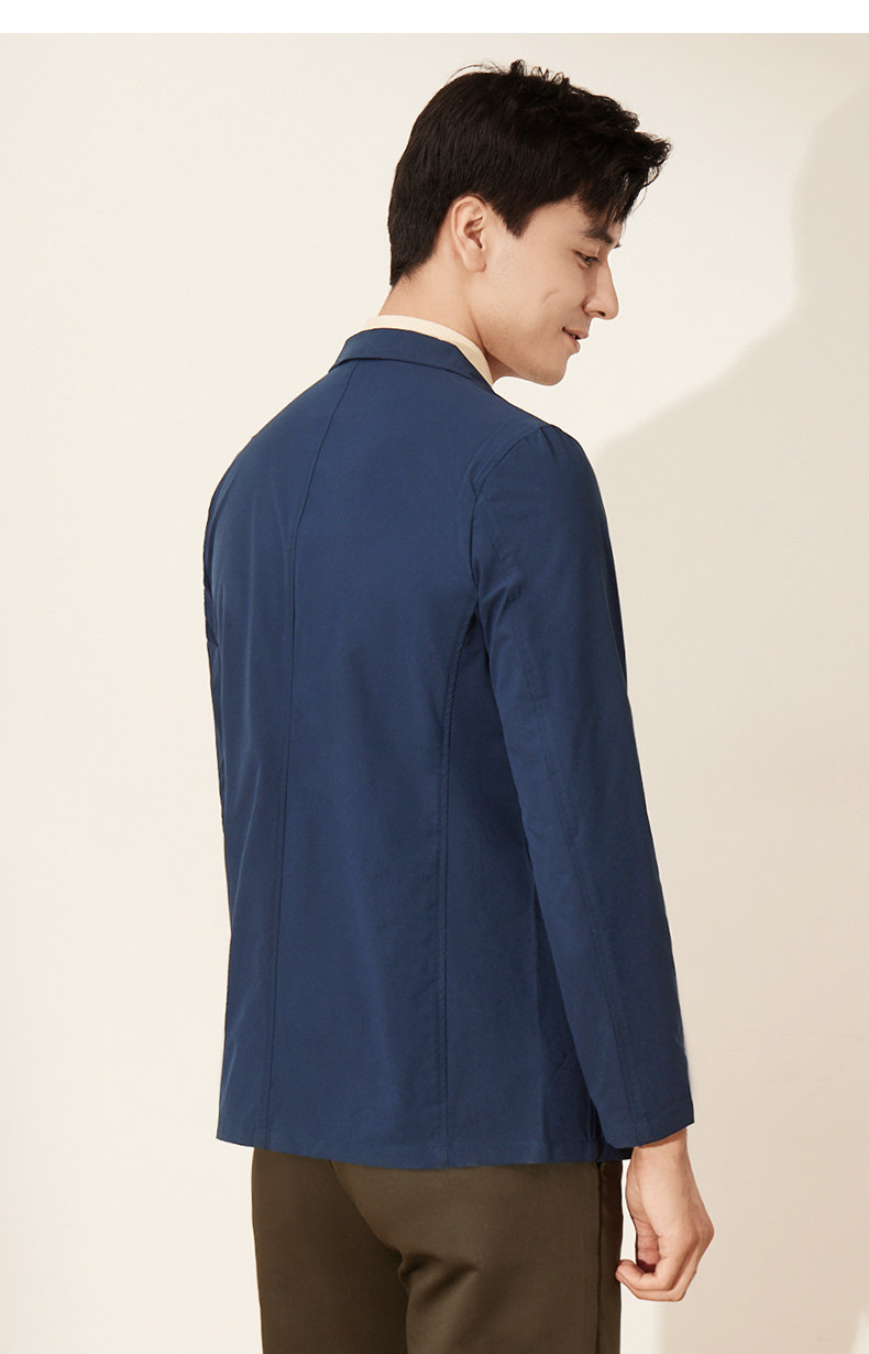 红豆男 装轻便西服 薄款外套 图7