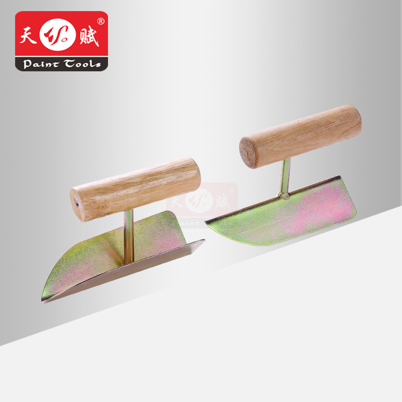 Yin-yang angler scraping diatom mud batch soil wall tool repairing inner and outer corner angler repairing angle tool