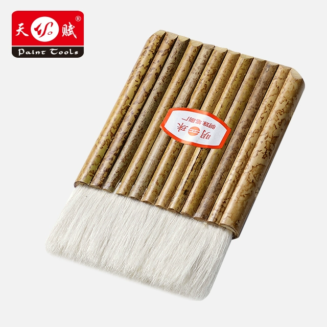 Bàn chải hàng tre cao su sơn len hàng bàn chải ngọc trai quét hàng nhỏ C# dòng bàn chải hàng 6-24 bàn chải bảng nhỏ