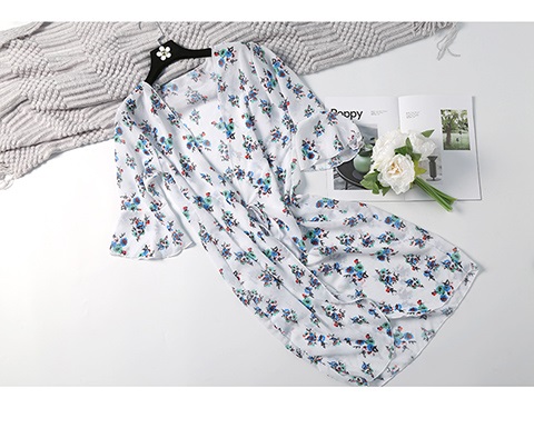 Áo cardigan dài tay cho cặp đôi áo tắm cao eo thon đôi kỳ nghỉ Bộ đôi chống mite Spa cho cặp đôi kỳ nghỉ 2019 - Vài đồ bơi 	đồ đôi đi biển chụp hình cưới	