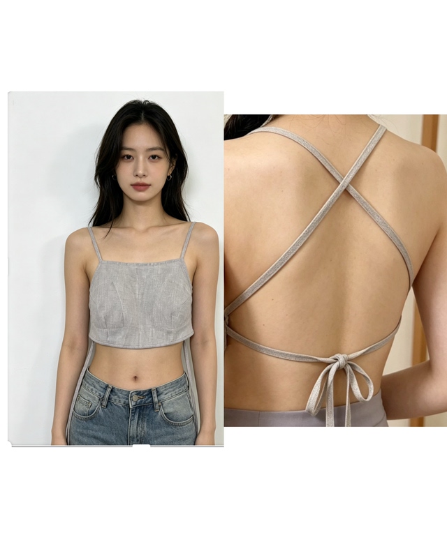100% Pure Hemp Tube Top for Women, Wireless, Anti-Bulge, Backless, Antibacterial, Breathable Camisole, Bellyband, Rain Hemp