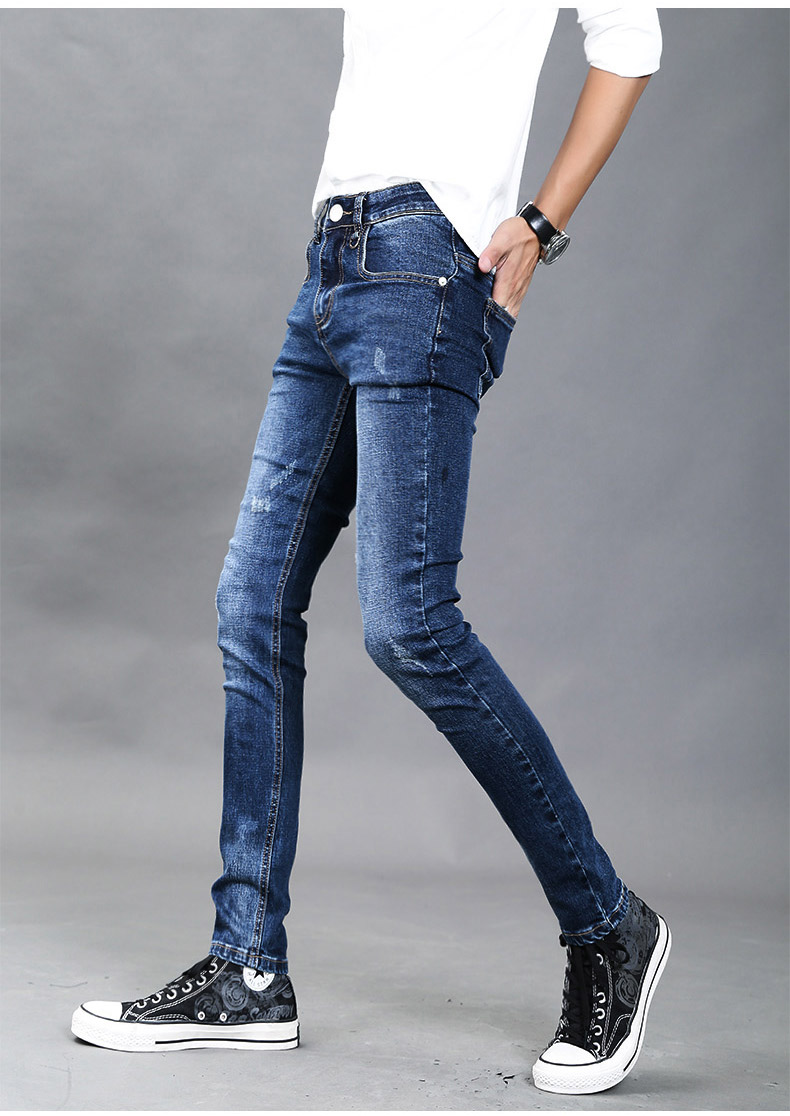 Jeans pour jeunesse pieds Slim GURBAKS en coton pour Quatre saisons - Ref 1485786 Image 17