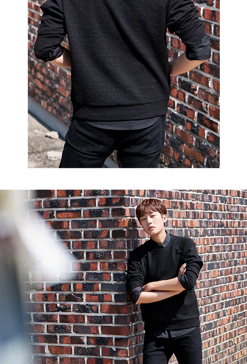 Gurbaks đầy sao áo len cổ tròn áo len nam mùa thu đông Các mẫu áo sơ mi dài tay cá tính áo hoodie nam form rộng