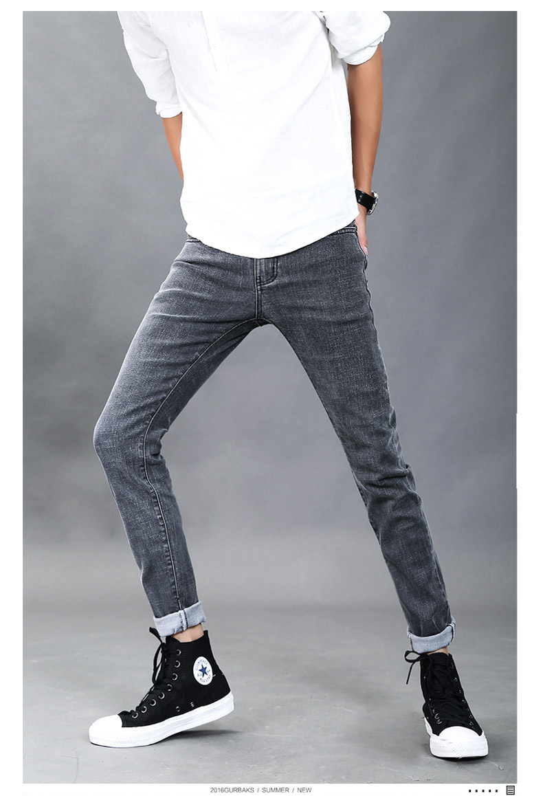 Jeans pour jeunesse pieds Slim GURBAKS en coton pour Quatre saisons - Ref 1485799 Image 14