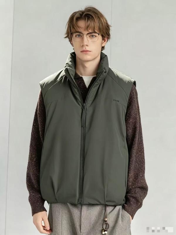 6787 Mall Order Ultra-Light Wool Stand-Up Collar Casual Soft Shell Warm Vest!