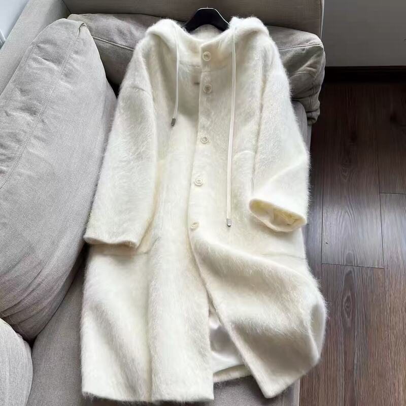 Off-Season Luxury High-End Series: Fleece-Lined Mid-Length Coat! Off-Season Luxury High-End Series: Fleece-Lined Mid-Length Coat!