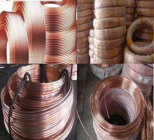 Copper pipe) Soft copper pipe) pure copper pipe) coil) 28 * 1 2 outer diameter 28mm wall thickness 1 2mm copper pipe