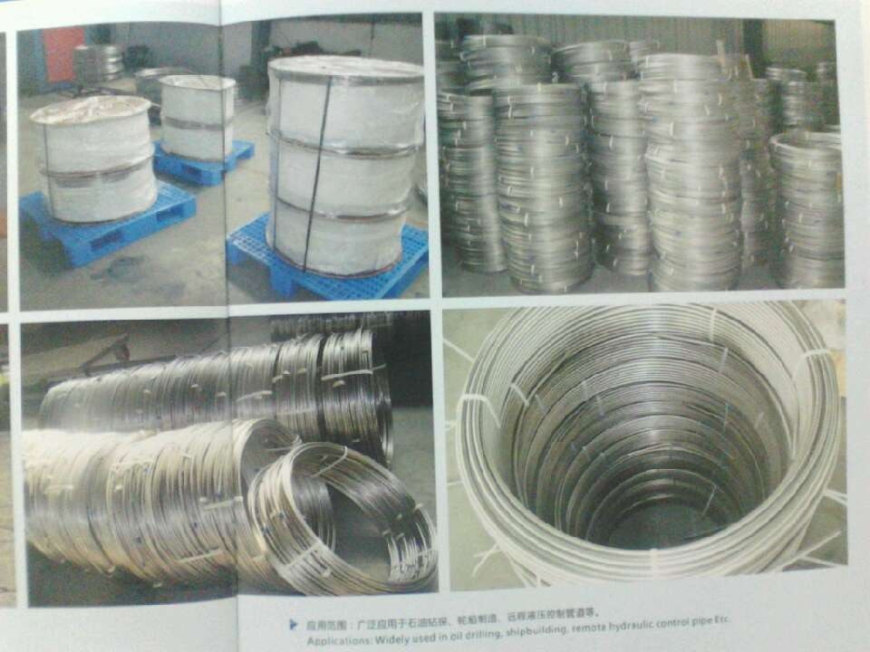 Gas source meter stainless steel pipe 316L capillary 1 8 4 * 0 5 1 16 stainless steel coil chromatography pipe