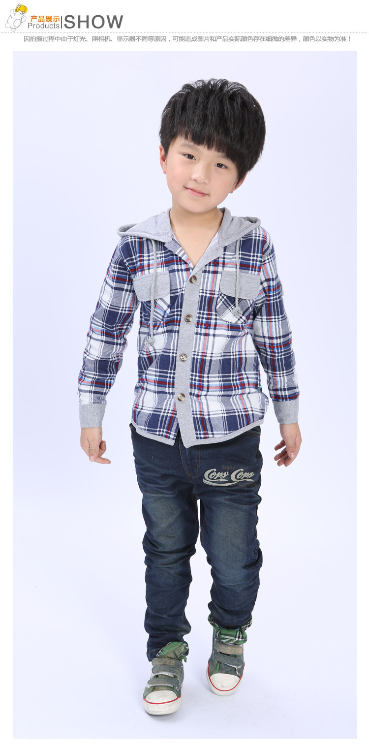 Chemise garcon à manche longue - Ref 2077970 Image 11