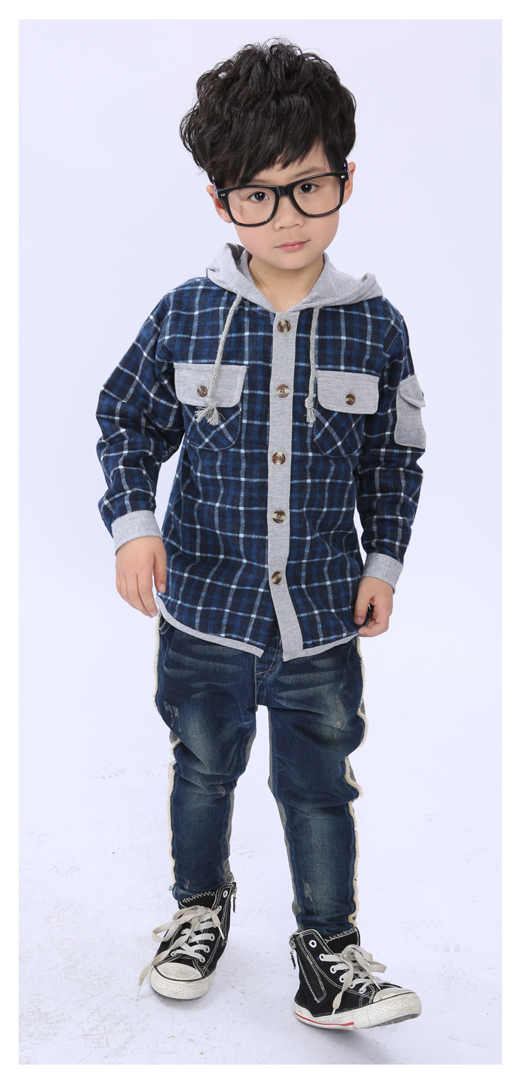 Chemise garcon à manche longue - Ref 2077970 Image 27