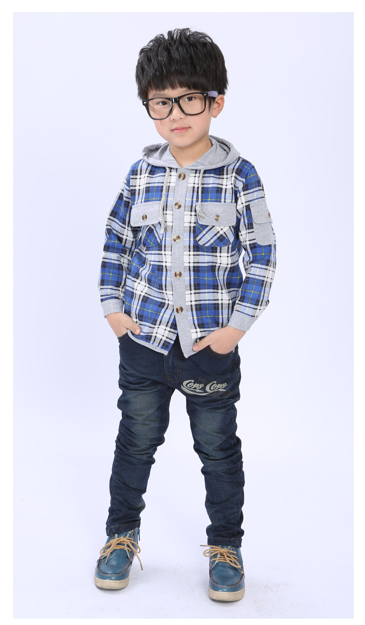 Chemise garcon à manche longue - Ref 2077970 Image 17