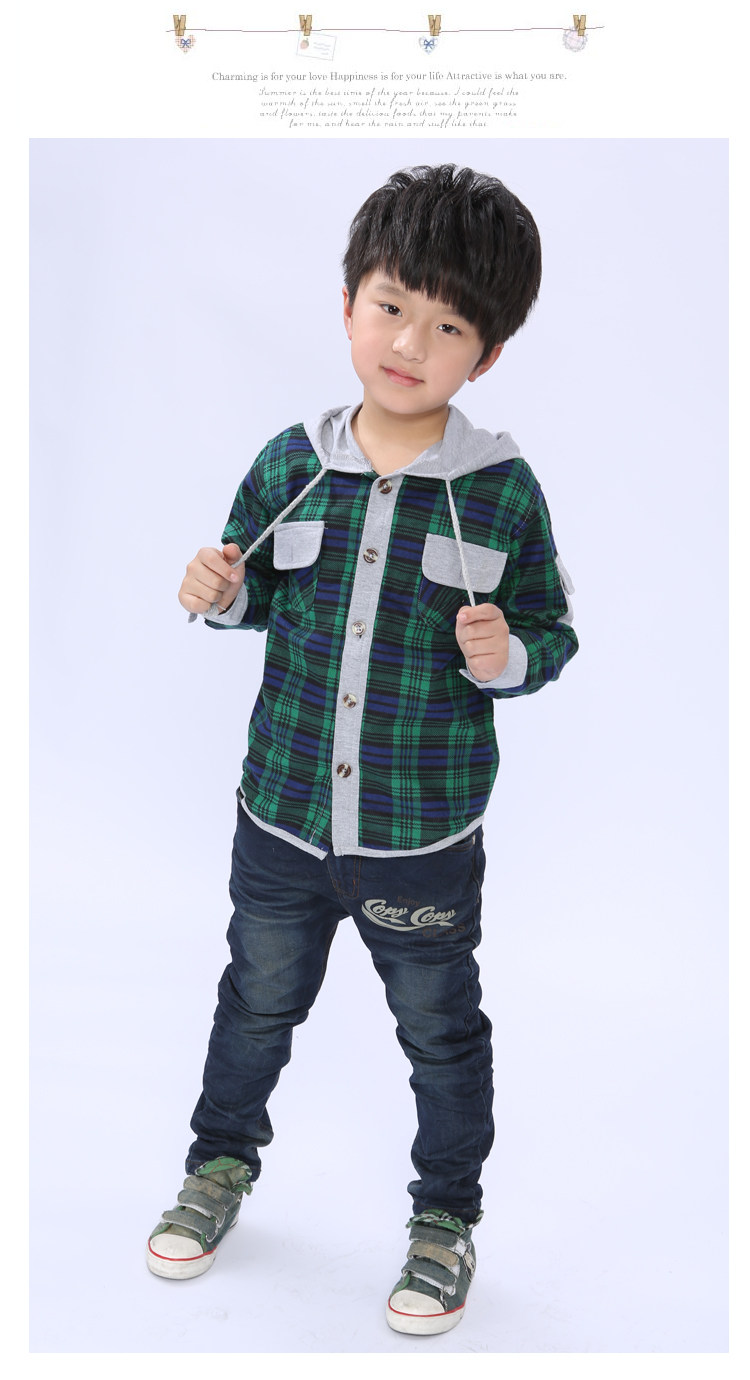 Chemise garcon à manche longue - Ref 2077970 Image 15