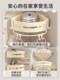 Milky White Bathroom Storage Rack, No-Drill Wall-Mounted Washbasin, Toilet Triangle Basket, Shower Room Storage Shelf