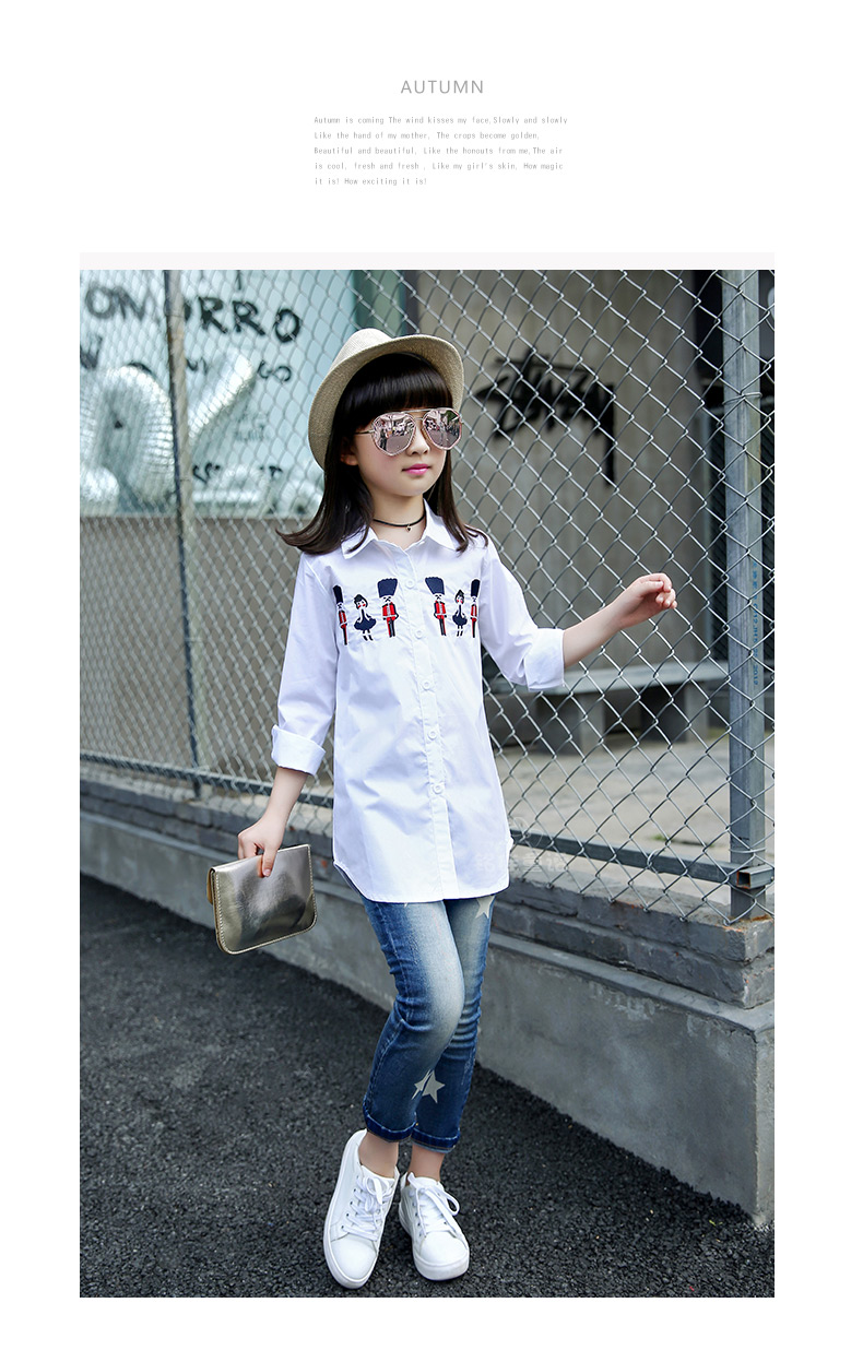 Chemise fille à manche longue - Ref 2087977 Image 56