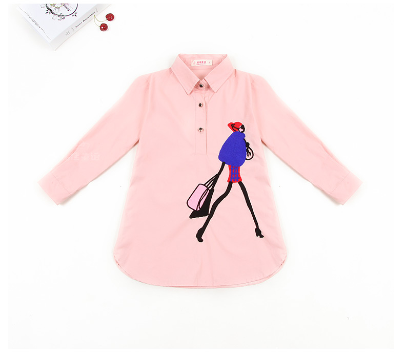 Chemise fille à manche longue - Ref 2088838 Image 91