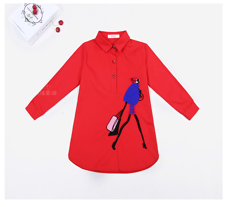 Chemise fille à manche longue - Ref 2088838 Image 94