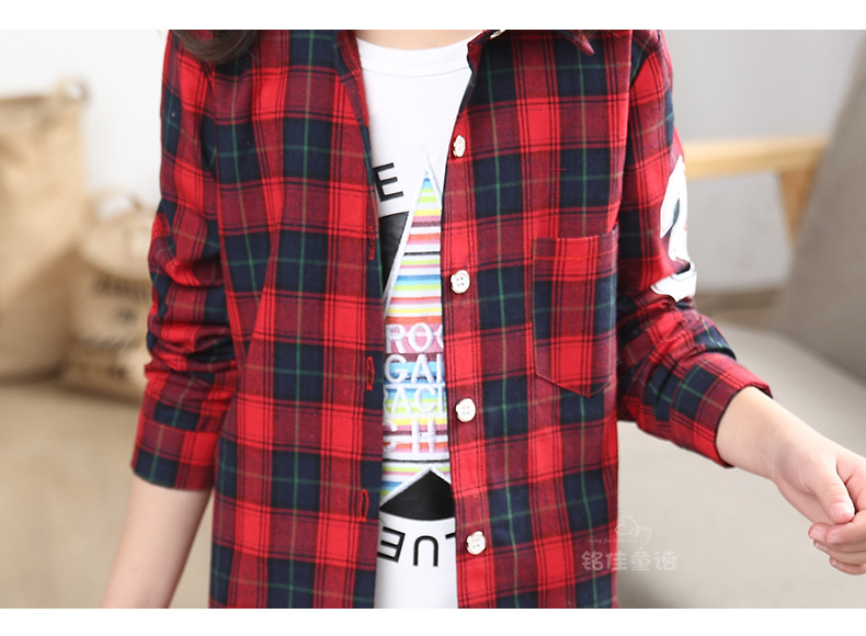 Chemise fille à manche longue - Ref 2087444 Image 57