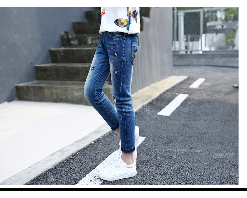 Pantalon fille 6302KZ038 en toile - Ref 2065205 Image 42