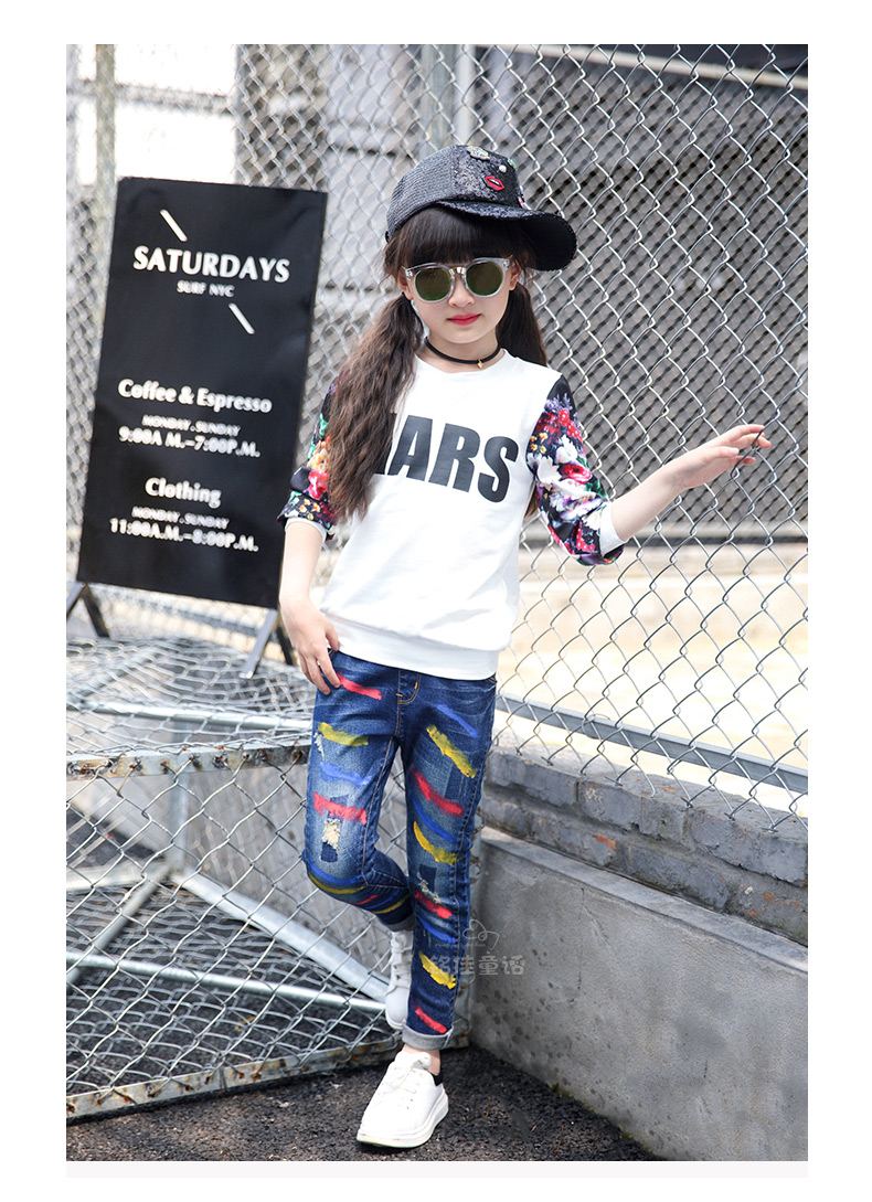 Pantalon fille 6301KZ131 en toile - Ref 2064784 Image 24