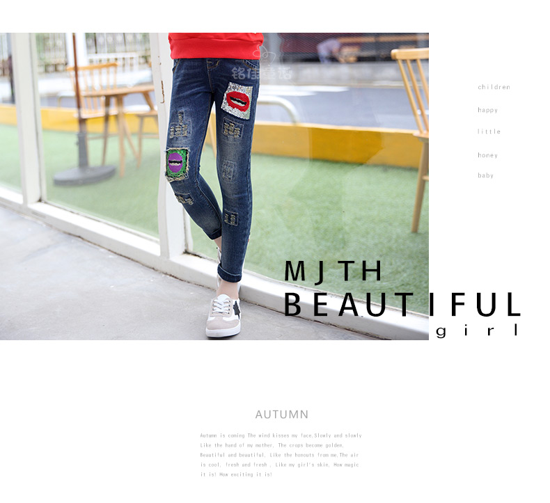 Pantalon fille 6355KZ237 en toile - Ref 2065201 Image 36