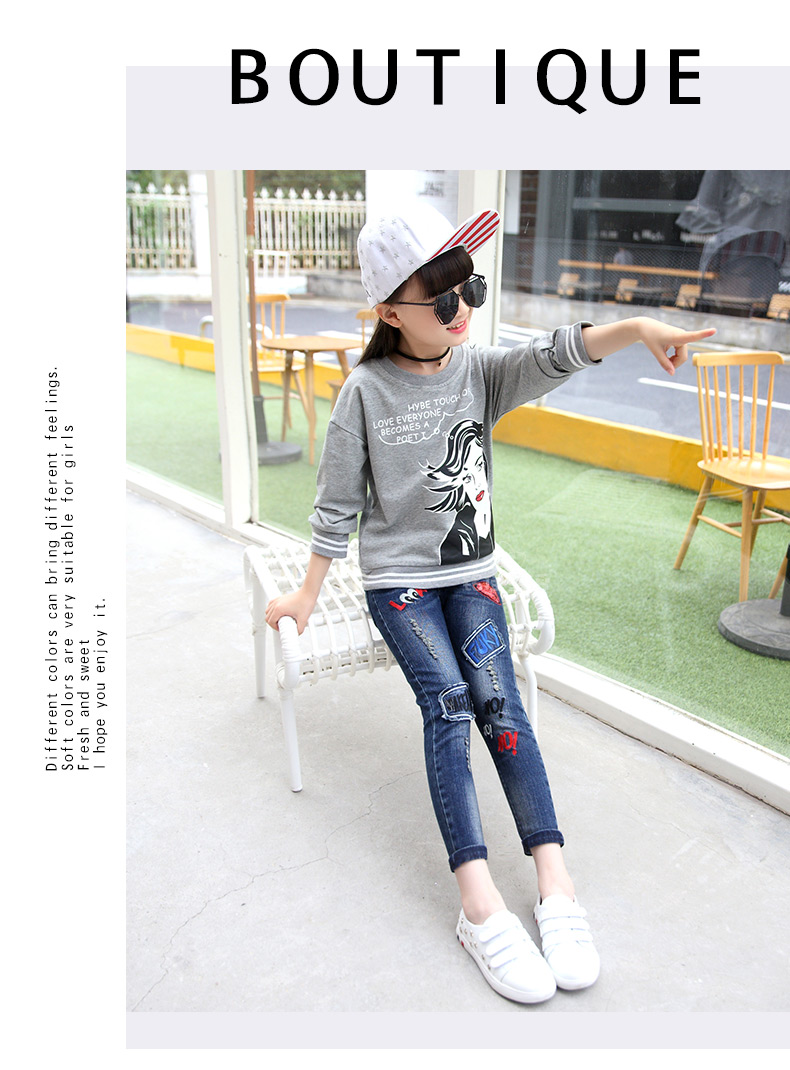 Pantalon fille 6355KZ237 en toile - Ref 2065201 Image 52