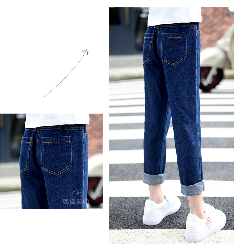 Pantalon fille 6363KZ228 en toile - Ref 2065209 Image 32