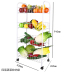 kệ chén nhựa Kệ đựng bát đĩa nhiều tầng giá bếp inox dày 304 trái cây di động rau quả nhỏ - Trang chủ móc dán Trang chủ
