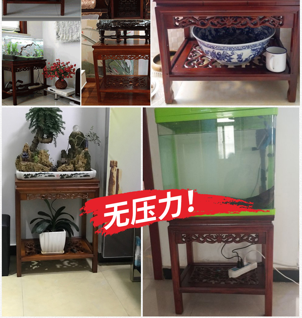 Đơn giản hiện đại gỗ rắn đứng cá bể kệ hoa bạch đàn hoa vài cây cảnh bàn đá phòng khách sàn gỗ - Kệ kệ trang trí phòng ngủ