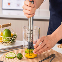 Stirring stick to crush ice pops hand-beaten lemon hammer juice stick to crush snow cup stainless steel fruit pressing ice hammer