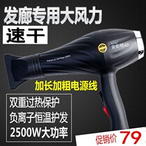 Soster hair salon professional high-power electric hair dryer negative ion barber shop blower hot and cold wind hair salon