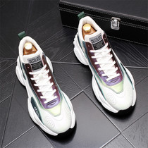 European Station Mens Shoes Summer Net Face Breathable Old Daddy Shoes Mens Fashion Trends 100 Hitch Version Heightening Sports Casual Shoes