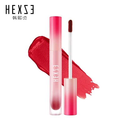 Han Xizhen mới của Han Xizhen nhung matte lip glaze dưỡng ẩm son bóng môi nhuộm chất lỏng không dễ phai son - Son bóng / Liquid Rouge