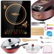 Bộ cảm ứng thông minh màn hình cảm ứng gia đình tích hợp plug-in nhỏ tiết kiệm năng lượng tự động kết hợp bộ lẩu - Bếp cảm ứng